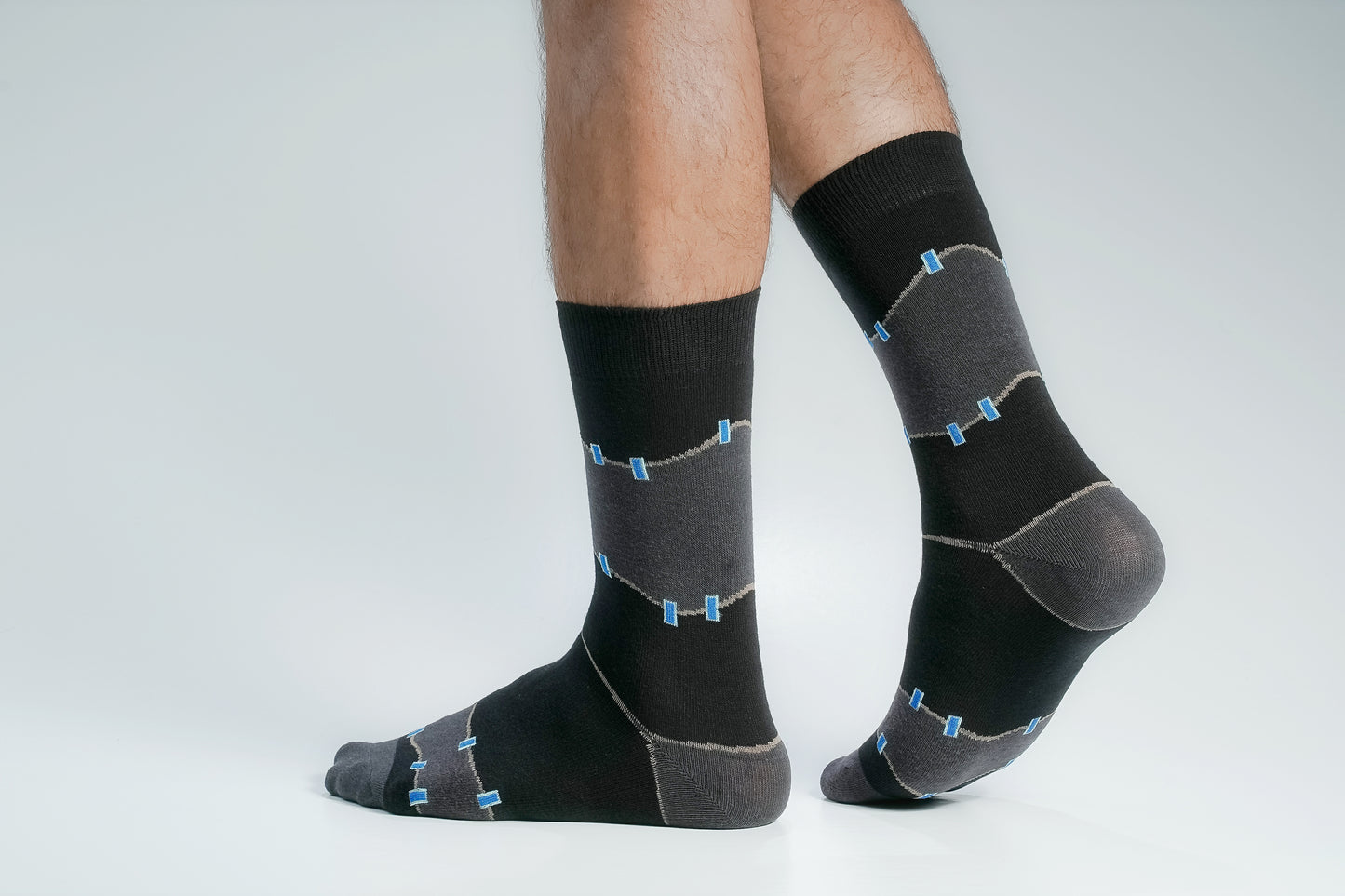 Swan 1000 miles Long Socks For Men