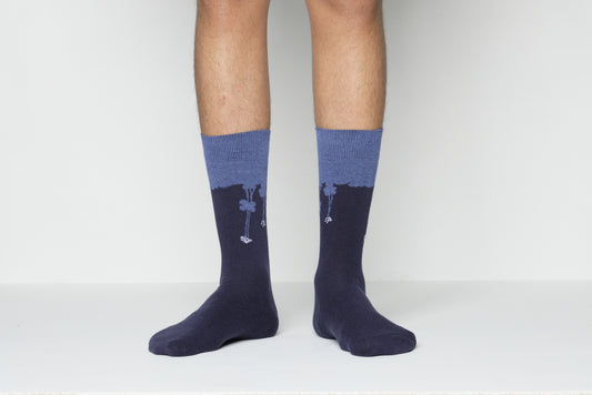 Cat Stpe Long Socks for Men