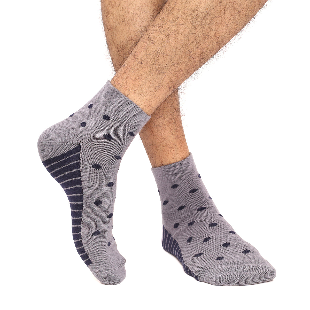 Blank Star Ankle Socks for Men by MB Hosiery