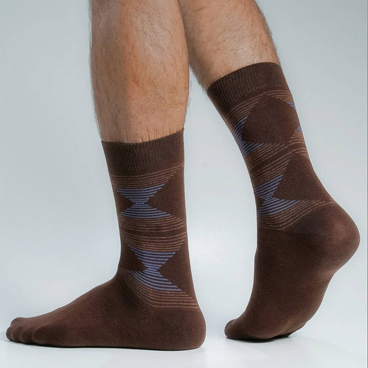 Swan Long Socks for Men by MB Hosiery