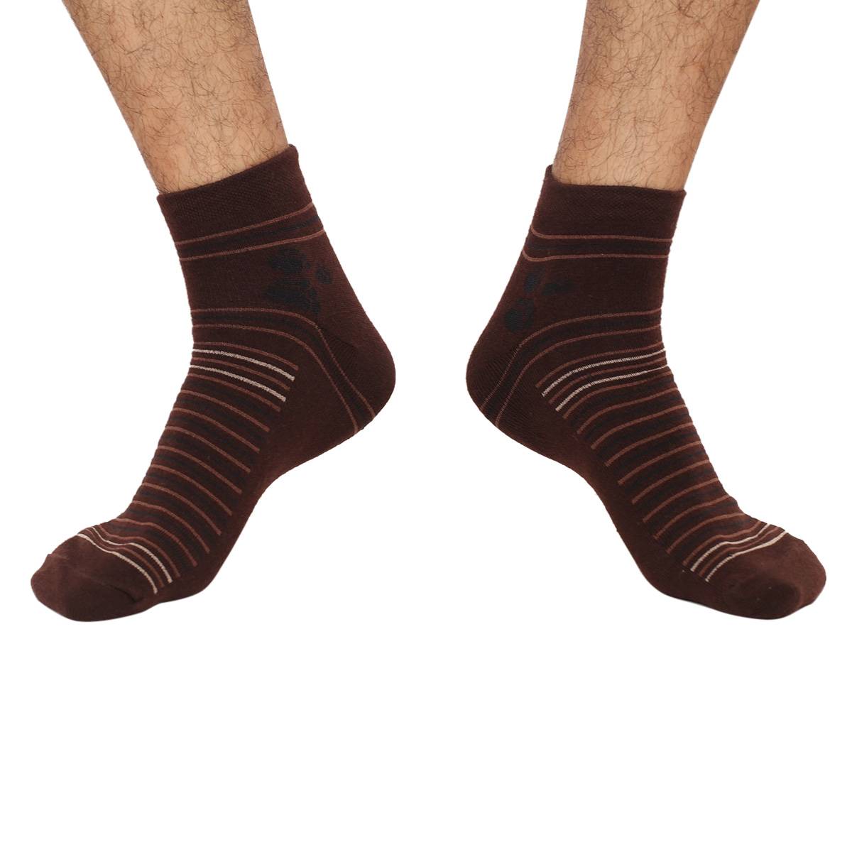 Cat Step Ankle Socks for Men