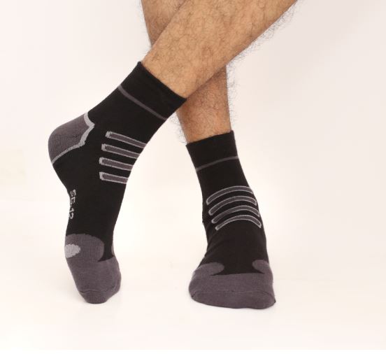 Swan Goodwill Ankle Socks for Men by MB Hosiery