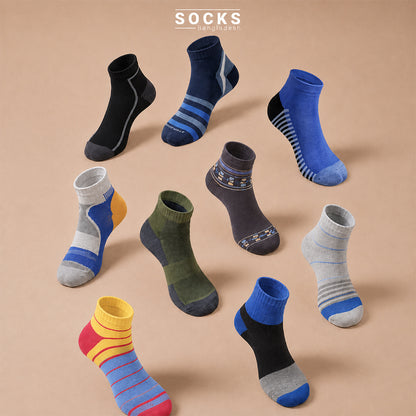 10 Pair Ankle Socks (Random Selection)