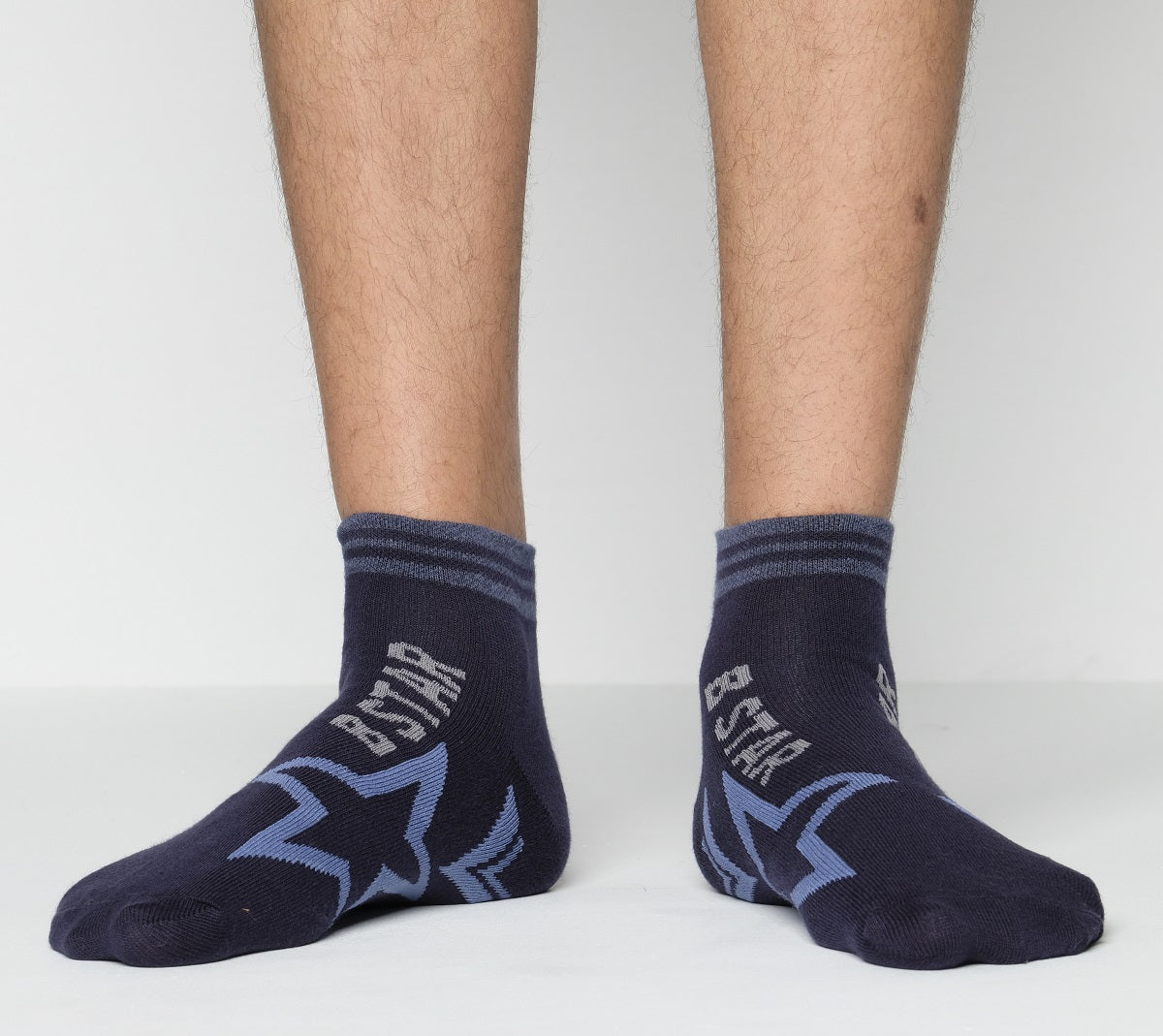 Blank Star Ankle Socks For Men