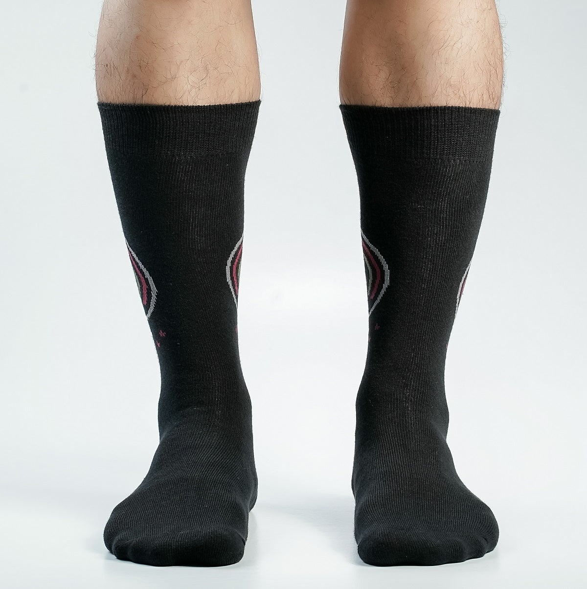 Swan Long Socks for Men by MB Hosiery