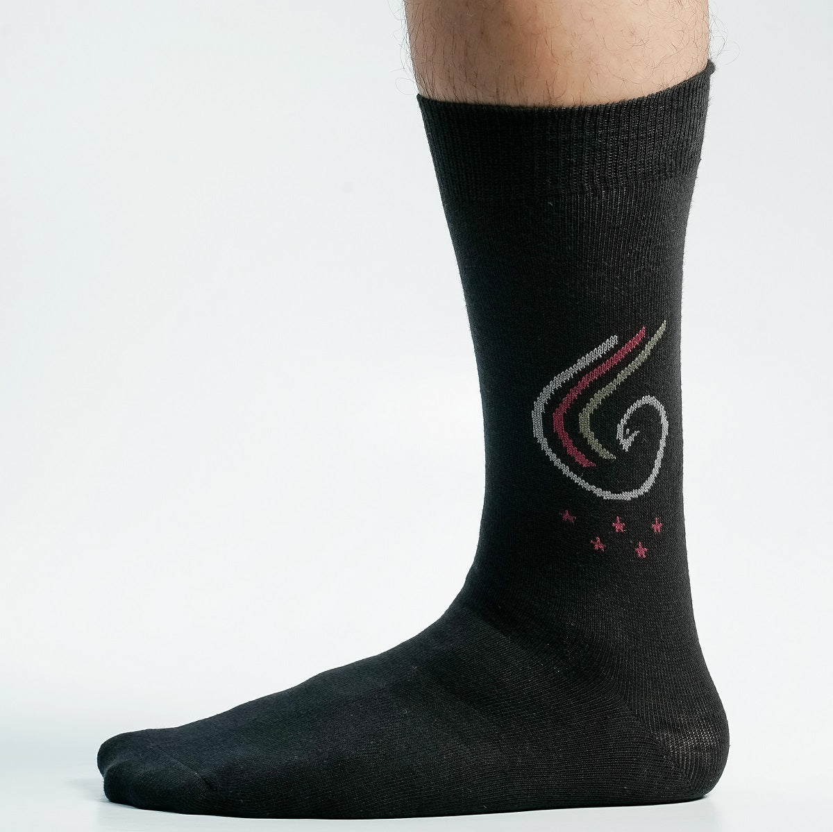 Swan Long Socks for Men by MB Hosiery