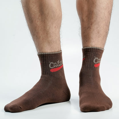 Cat Step Ankle Socks For Men