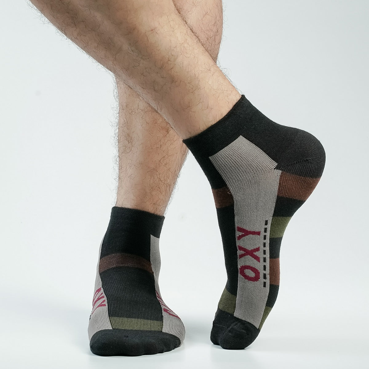 Swan Oxy Ankle Socks For Men