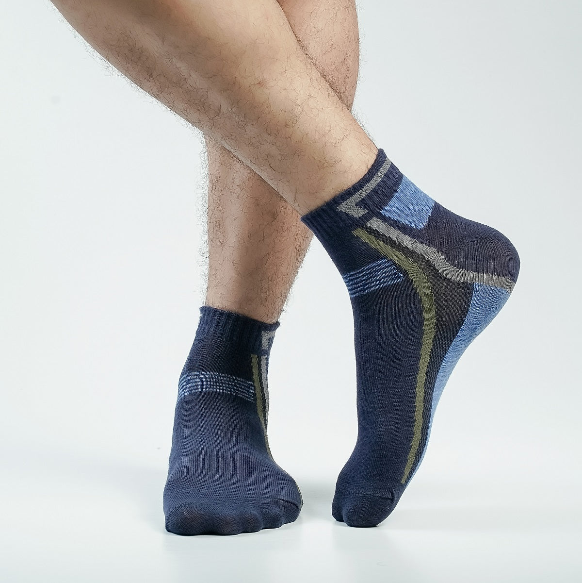 Blank Star Ankle Socks For Men