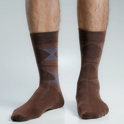Swan Long Socks for Men by MB Hosiery