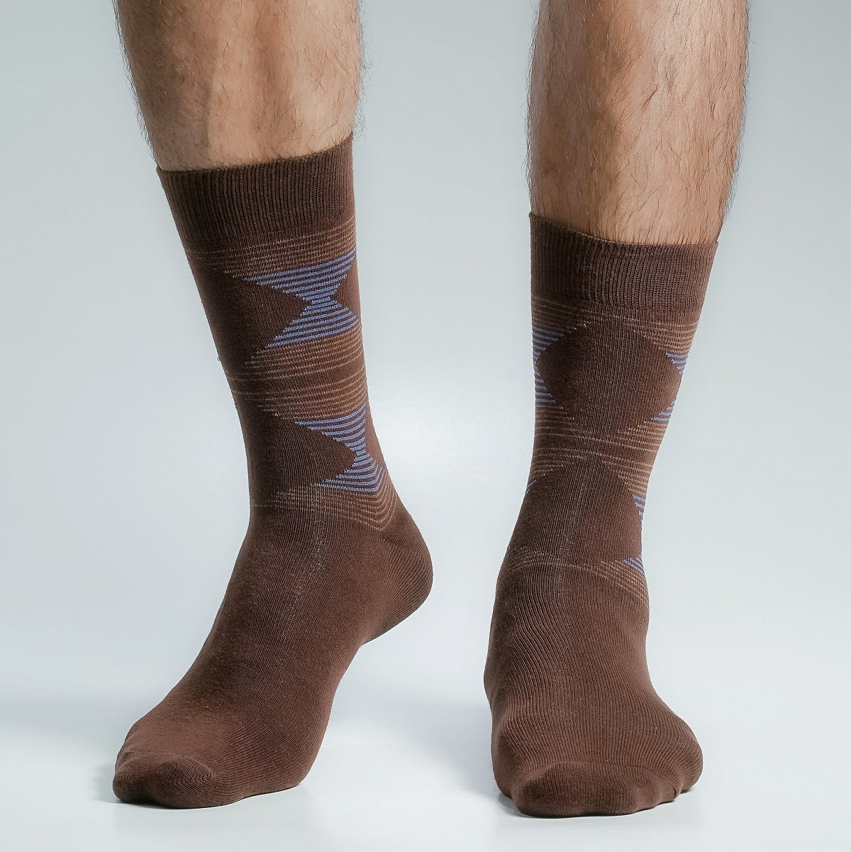 Swan Long Socks for Men by MB Hosiery