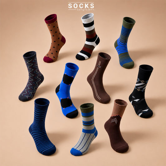 4 Pair Long Socks (Random Selection)