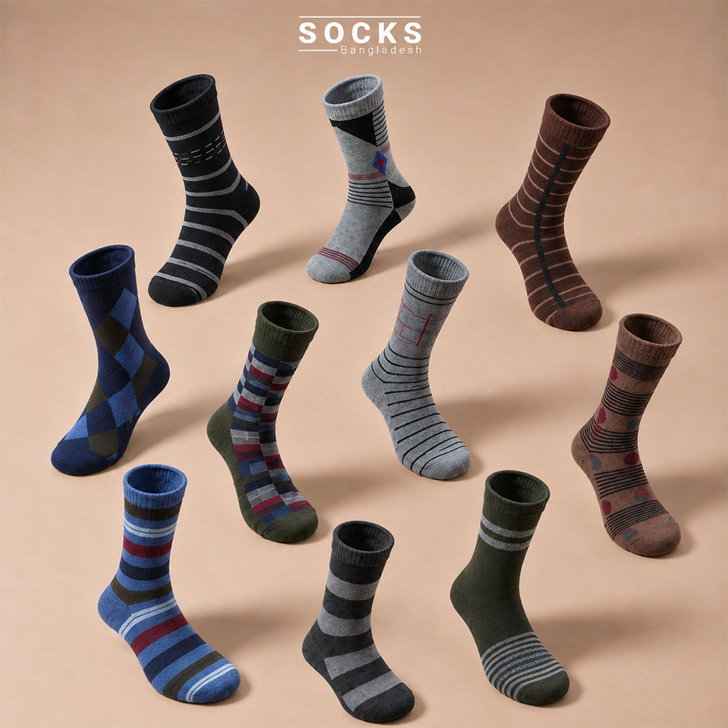 6 Pair Long Socks (Random Selection)