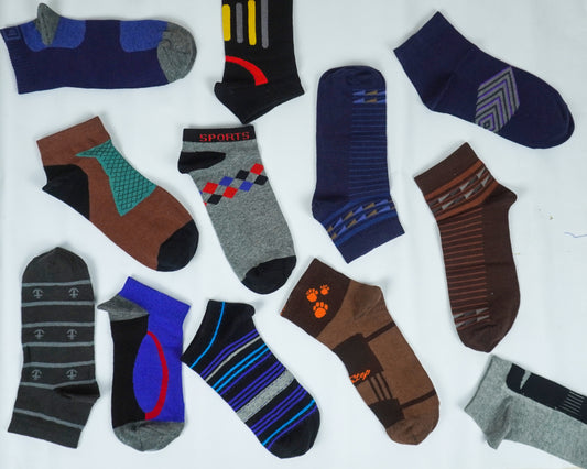 6 Pair Ankle Socks (Random Selection)