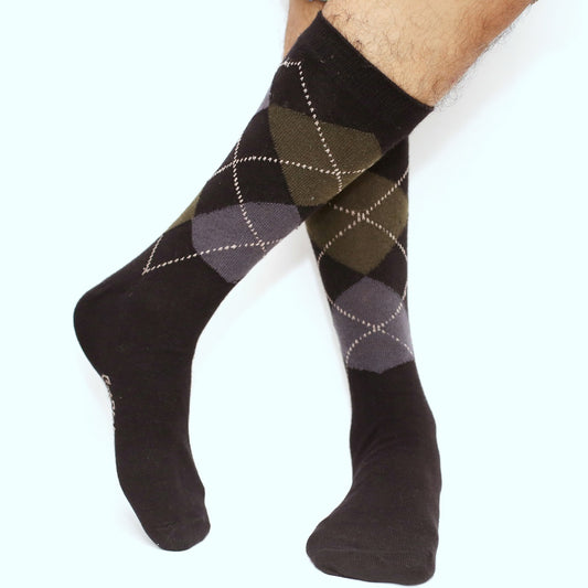 Cat Step Long Socks For Men