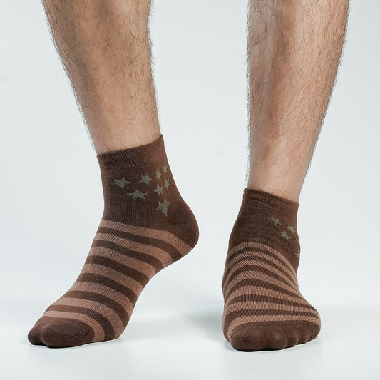 Blank Star Ankle Socks For Men