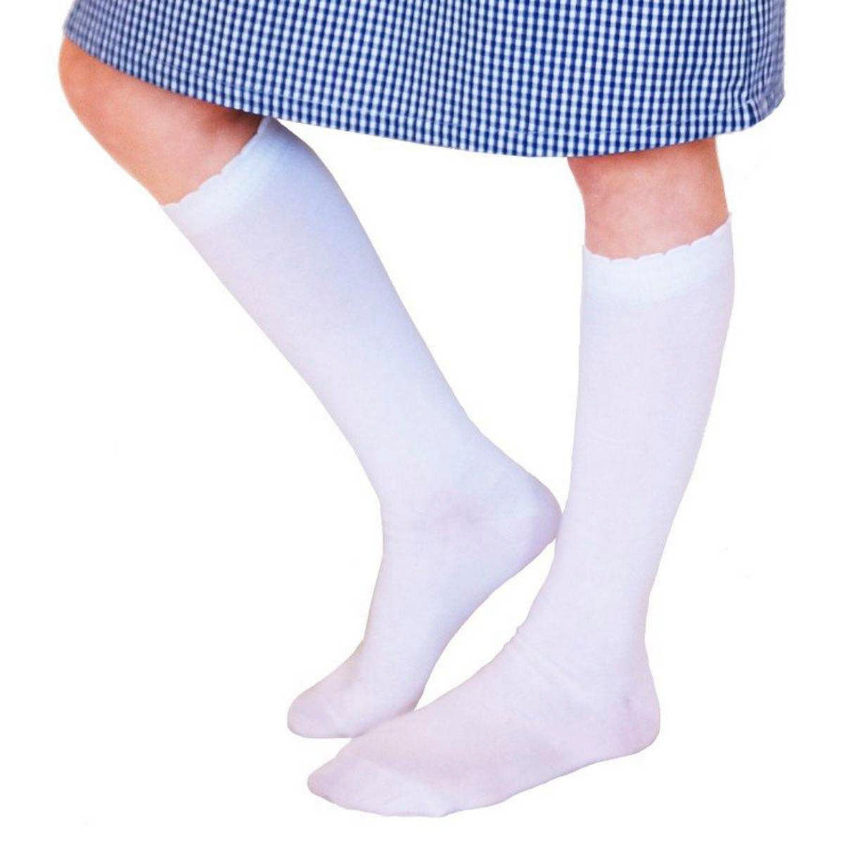 White Swan School Long Socks for Children