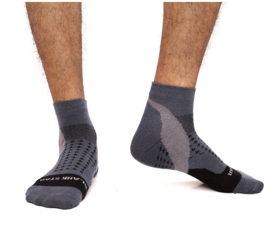 Blank Star Ankle Socks for Men by MB Hosiery