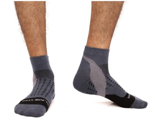 Blank Star Ankle Socks for Men by MB Hosiery