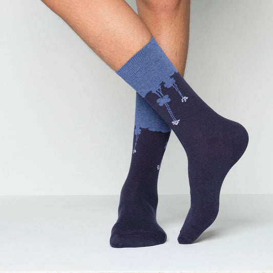 Cat Stpe Long Socks for Men