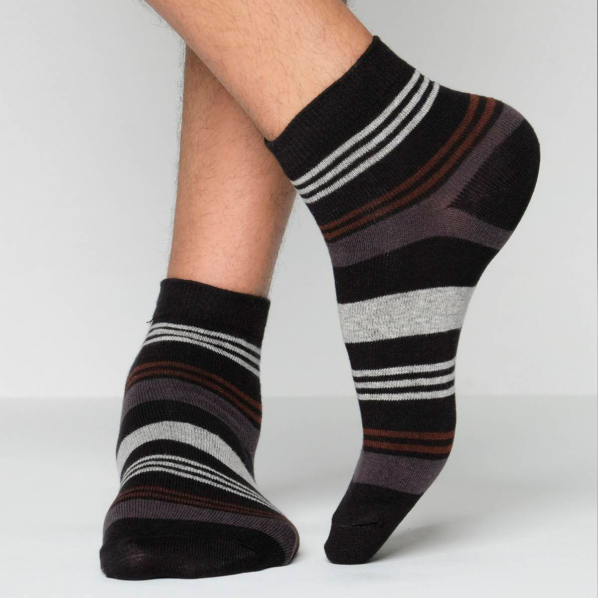 Pride Zone Ankle Socks for Men by MB Hosiery