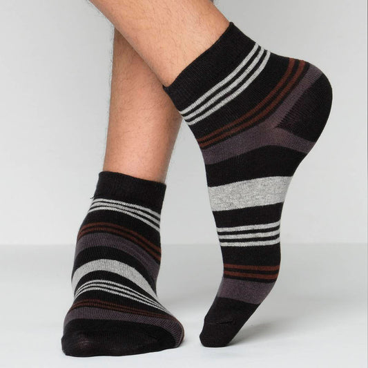 Pride Zone Ankle Socks for Men by MB Hosiery