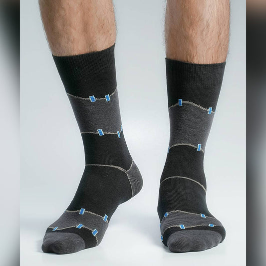 Swan 1000 miles Long Socks For Men