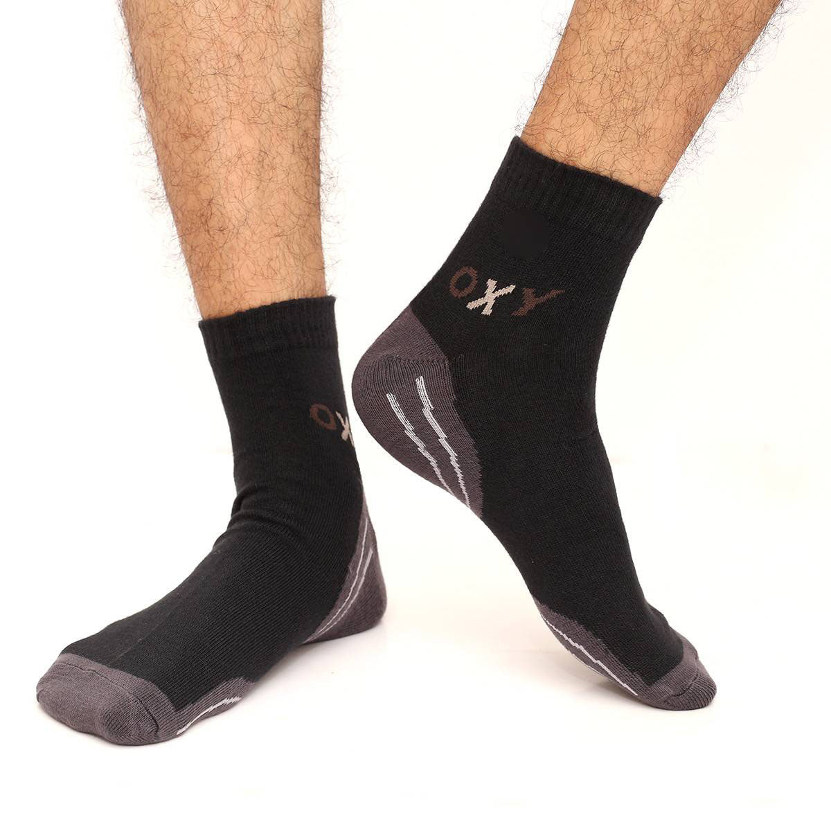 Oxy Ankle Socks for Men by MB Hosiery