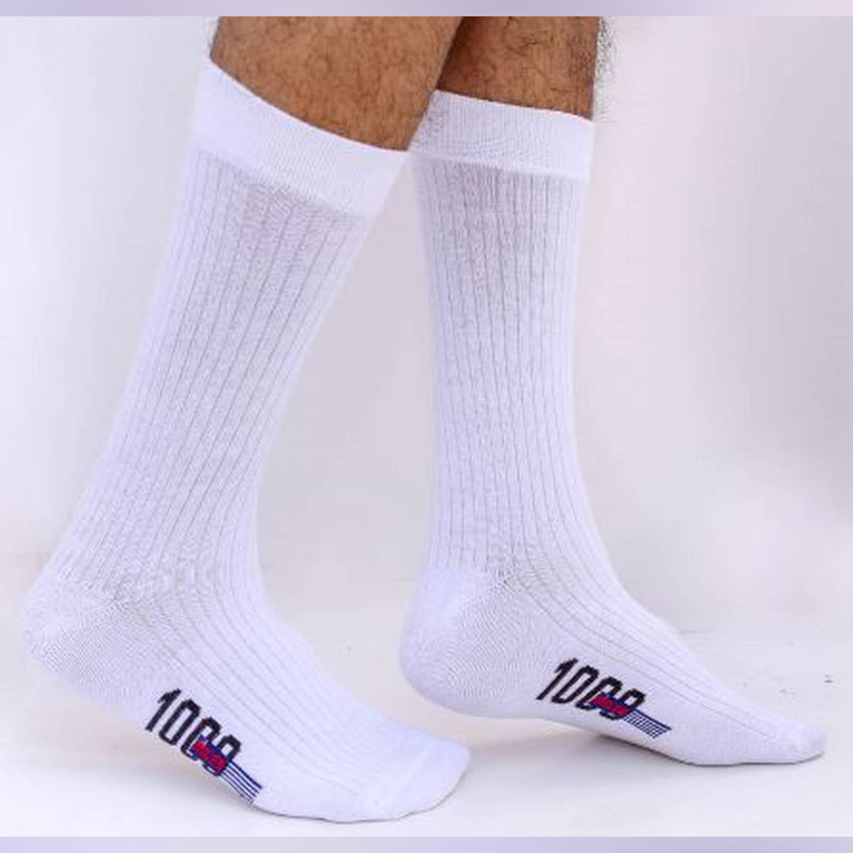 Swan 1000miles Long Socks for Men by MB Hosiery