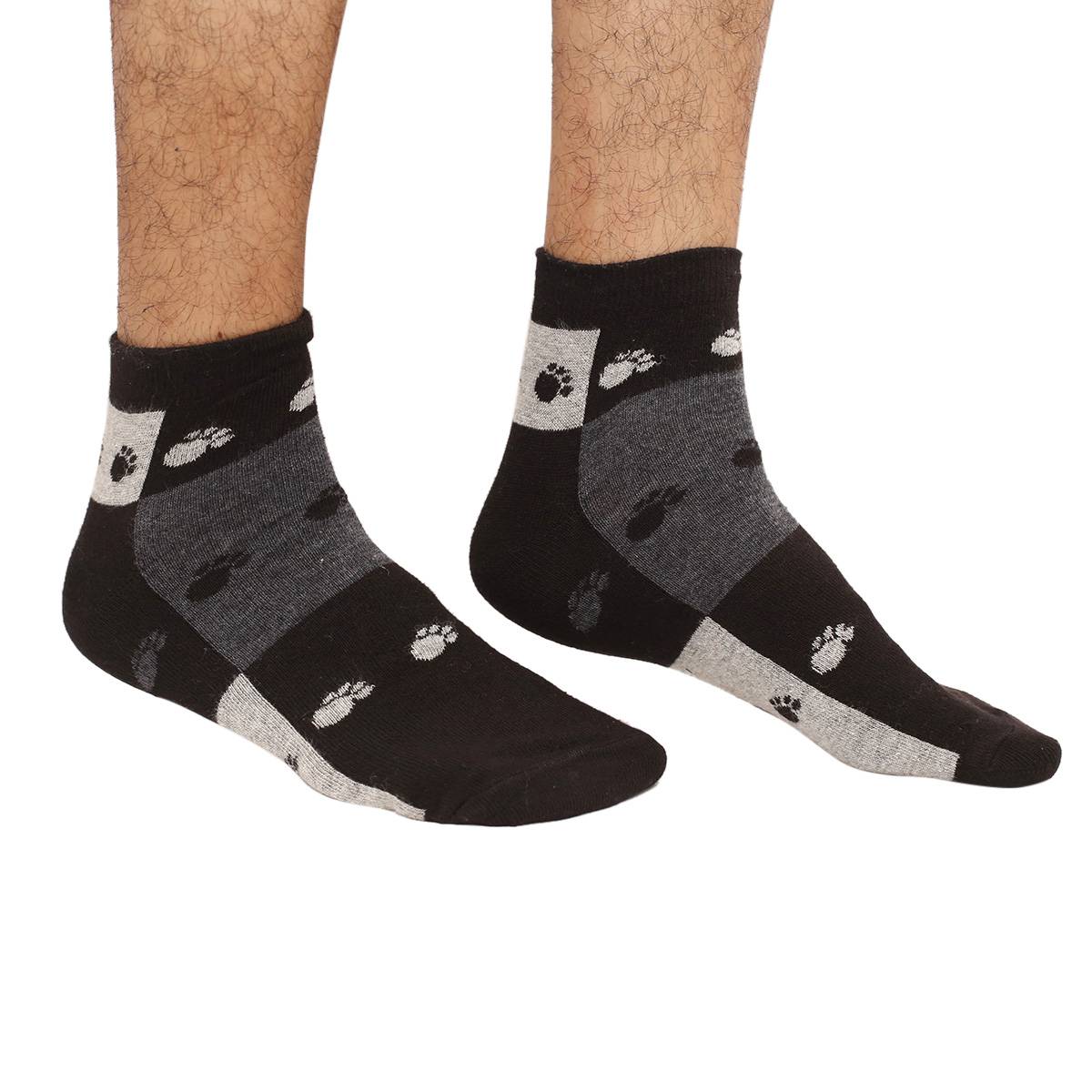 Cat Step Ankle Socks for Men