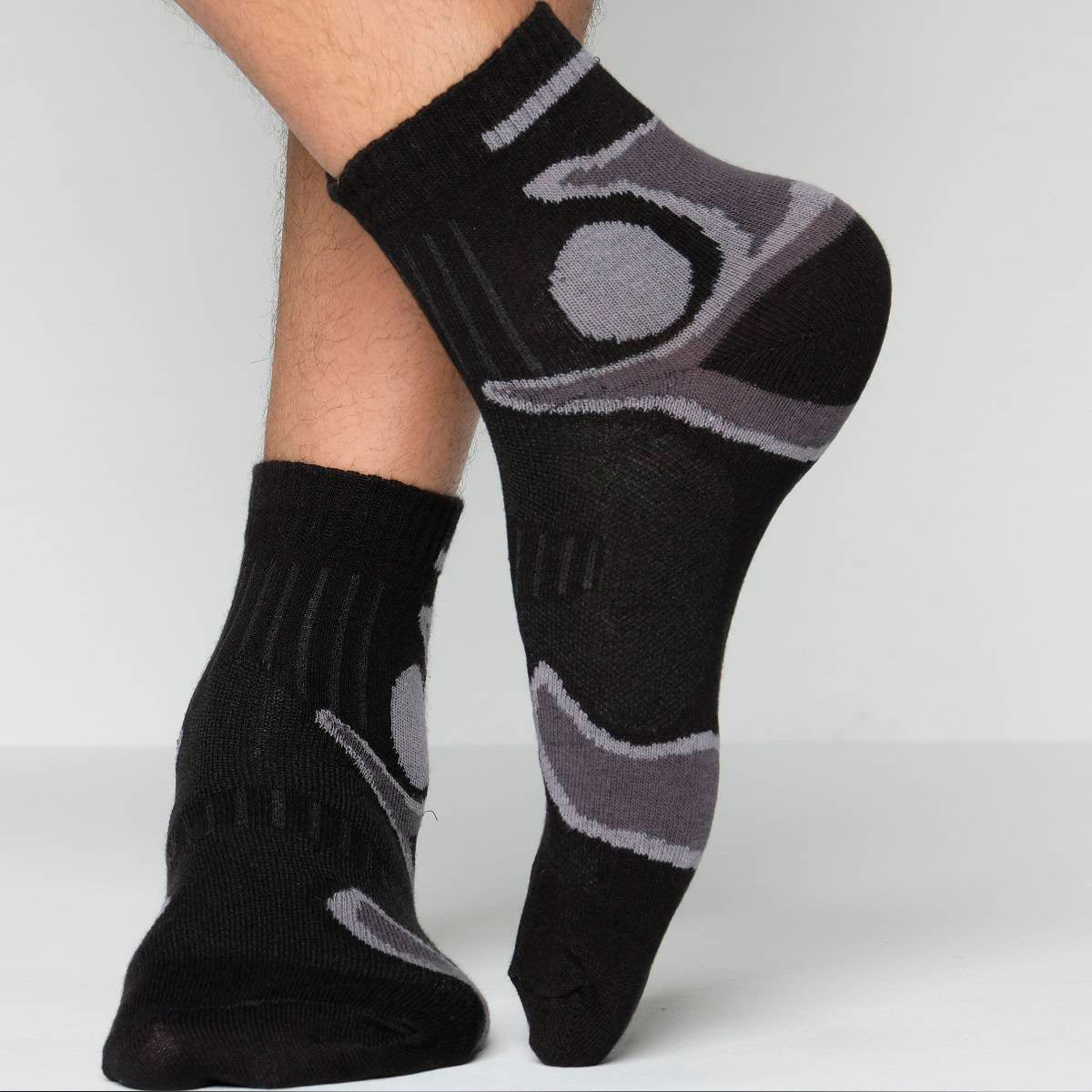 Pride Zone Ankle Socks for Men by MB Hosiery