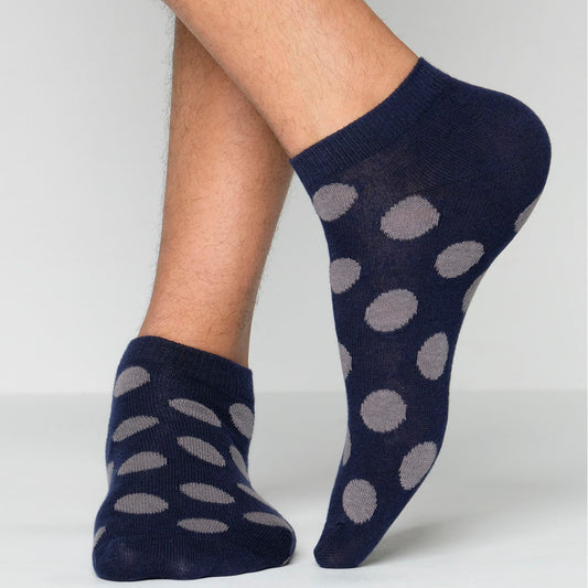 Cat Step Ankle Socks for Men by MB Hosiery